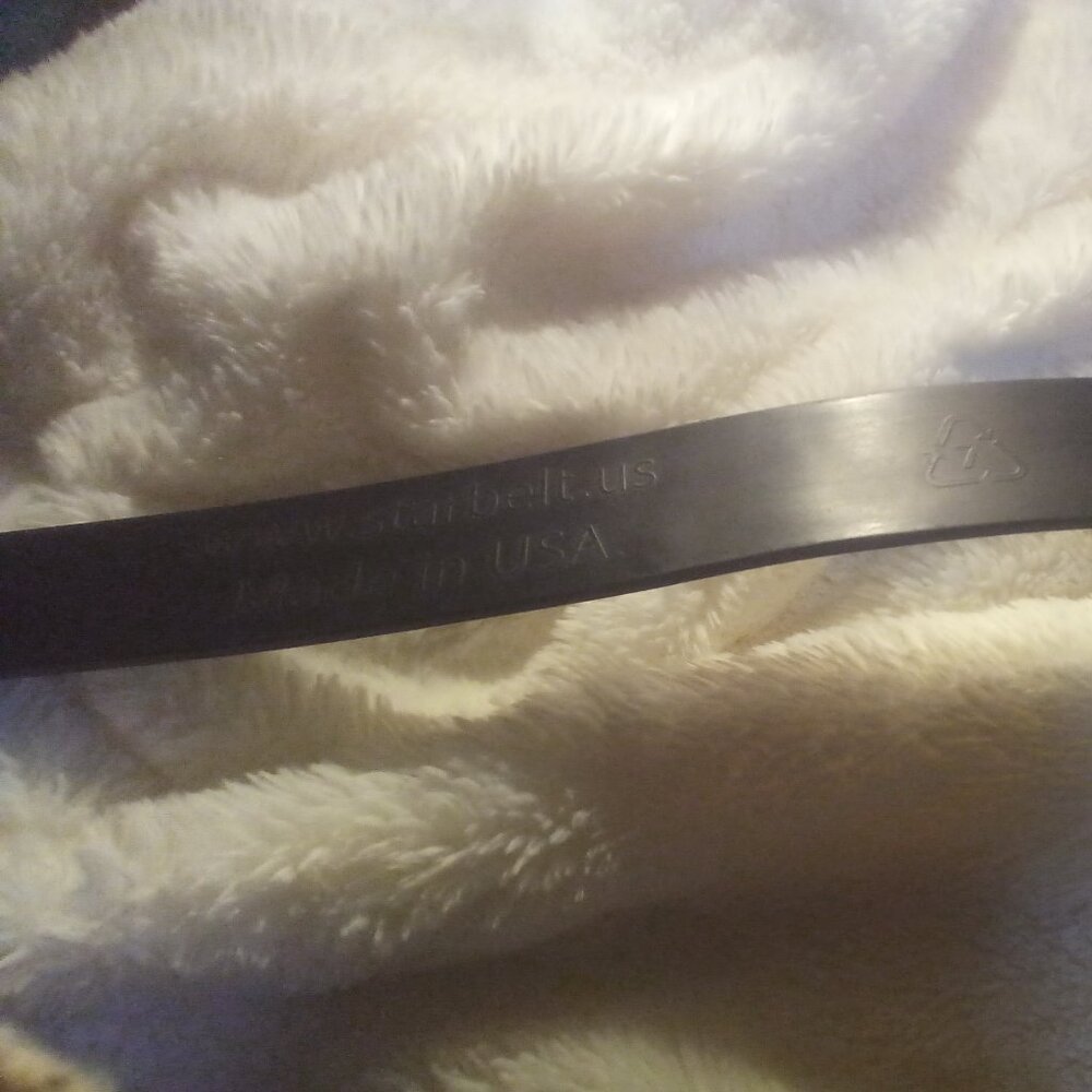 Starbelt by WeatherTech Black Belt w/Silver Buckle (Quick Release Lever) - Picture 6 of 9